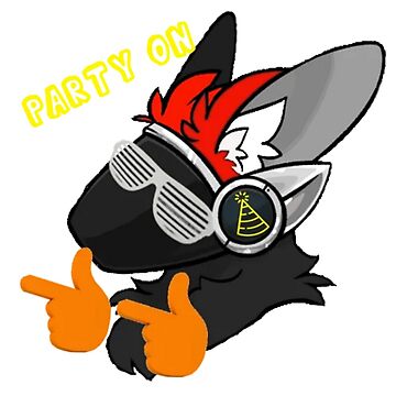 Orange protogen Mask for Sale by Protato-Chips