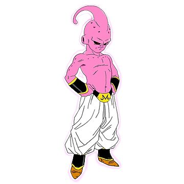 Majin Buu Sticker for Sale by KingKorn