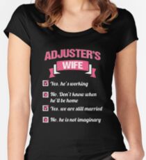 ADJUSTER'S WIFE Women's Fitted Scoop T-Shirt