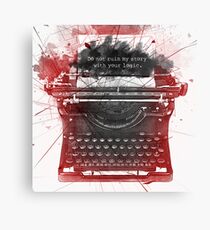 What Richard Castle Said 2.0 Canvas Print