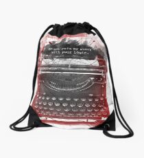 What Richard Castle Said 2.0 Drawstring Bag