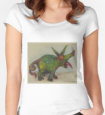 EricTHEWilson Snort Women's Fitted Scoop T-Shirt