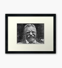 Theodore 'Teddy' Roosevelt Laughing Framed Print