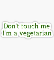 Vegetarian Funny Cool T-Shirt Sticker