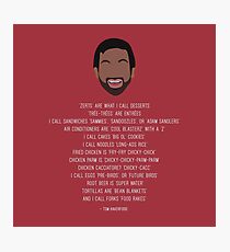 Tom Haverford-isms Photographic Print