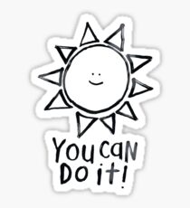 motivational sun Sticker