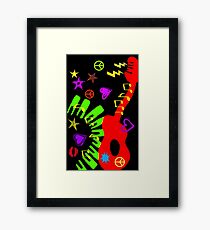 MUSIC & LOVE Framed Print