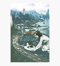 Learning how to swim Photographic Print