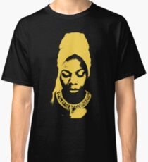 Nina Simone Gelb Classic T-Shirt