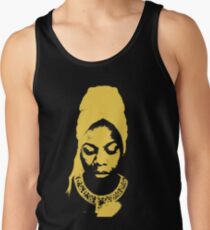 Nina Simone Gelb Tanktop für Männer