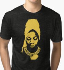 Nina Simone Gelb Vintage T-Shirt