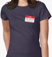 Hello, my name is inigo montoya you killed my father prepare to die Women's Fitted T-Shirt