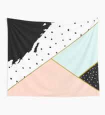 Abstract Geometric Composition Wall Tapestry
