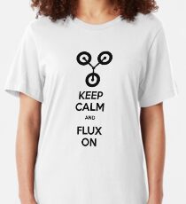 Keep Calm and Flux On Slim Fit T-Shirt