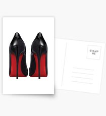 Red Sole Heels - Designer/Fashion/Trendy/Hipster Meme Postcards