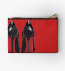Red Sole Heels - Designer/Fashion/Trendy/Hipster Meme Studio Pouch