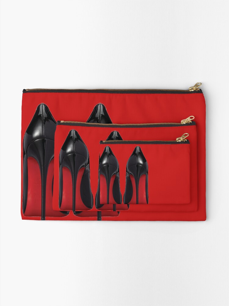 Alternate view of Red Sole Heels - Designer/Fashion/Trendy/Hipster Meme Zipper Pouch