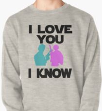 Star Wars Han Solo and Princess Leia 'I love You, I Know' design Pullover