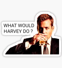 What Would Harvey Do ? WWHD Sticker