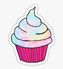 Rainbow Cupcake Sticker