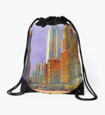 Mochila de cuerdas Vintage poster - Fifth Avenue