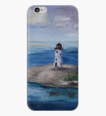 Nassau Harbour Lighthouse Original Painting iPhone Case