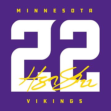 Vikings Harrison Smith 22 Signature Design Graphic T-Shirt Dress for Sale  by originalnickb