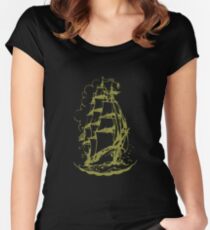 ships-ahoy Women's Fitted Scoop T-Shirt