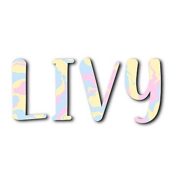 Livy Sticker for Sale by dolphin1128