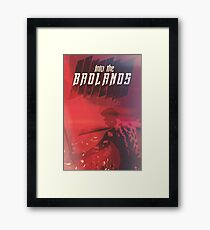 Into The Badlands, red. Framed Print