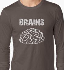BRAINS by Zombie Ghetto Long Sleeve T-Shirt