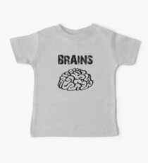 BRAINS by Zombie Ghetto Baby Tee