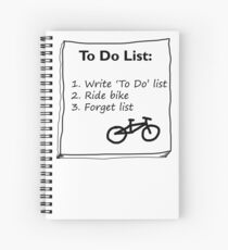 Cycling 'To Do' List :) Spiral Notebook