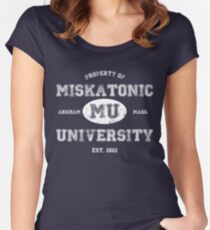 Miskatonic University Fitted Scoop T-Shirt