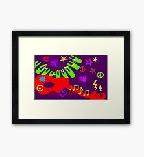 LOVE & MUSIC 3 Framed Print
