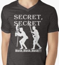 Camiseta para hombre de cuello en v Galavant - misión secreta