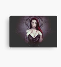 dark queen Canvas Print