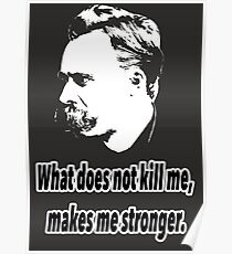 Friedrich Nietzsche quote 4 Poster