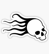 Skull Ghost Sticker