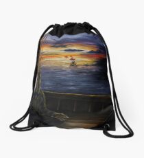 A Serenity of Still and Exquisite Brilliance Drawstring Bag