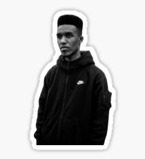 Novelist Grime Artist Black White Sticker