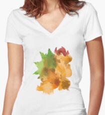 Bowser Women's Fitted V-Neck T-Shirt