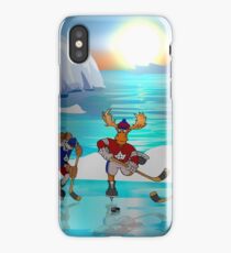 Arctic Hockey Sunset iPhone Case
