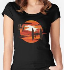 Ride of the Tie fighters Women's Fitted Scoop T-Shirt