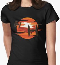 Ride of the Tie fighters Fitted T-Shirt