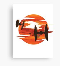 Ride of the Tie fighters Canvas Print