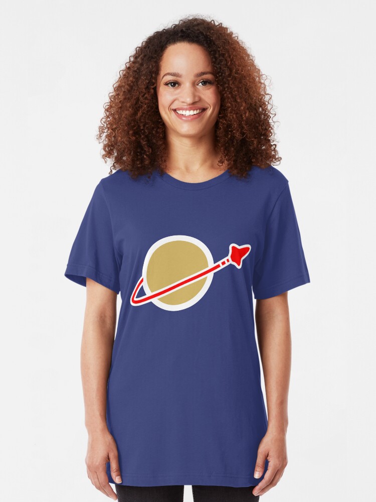 Alternate view of Lego Space! Slim Fit T-Shirt