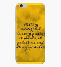 Hamilton - Aquarell Zitat iPhone-Hülle & Cover