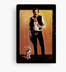 Ron Burgundy Han Solo Canvas Print