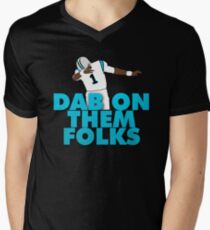 Dab On Them Folks Men's V-Neck T-Shirt